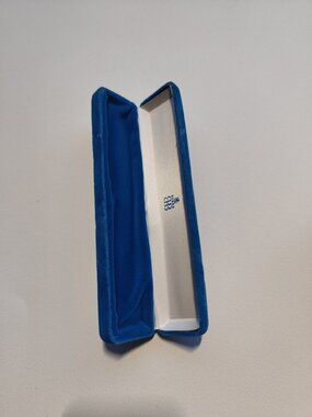 Birks Blue Velvet Bracelet Watch Presentation Box Jewelry